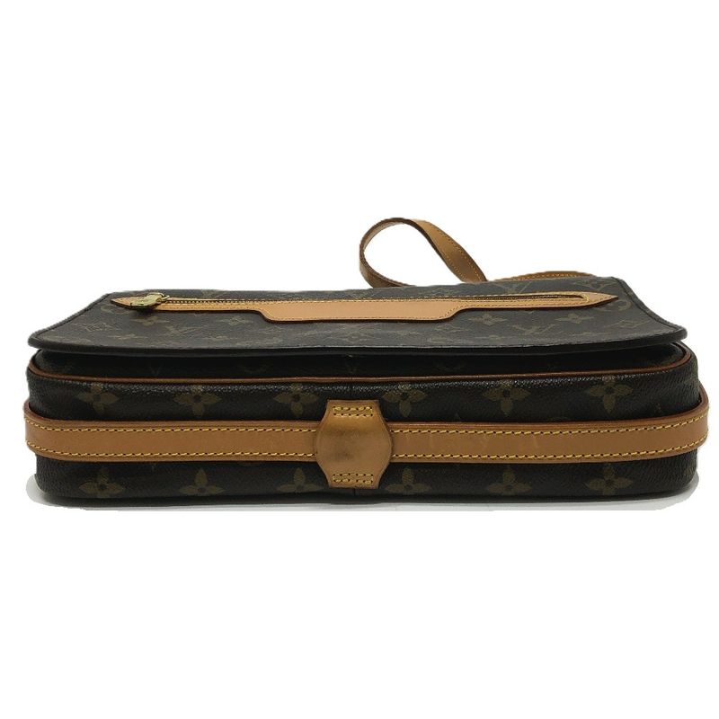 Louis Vuitton Shoulder Bag Saint Germain 28 Monogram Canvas Brown