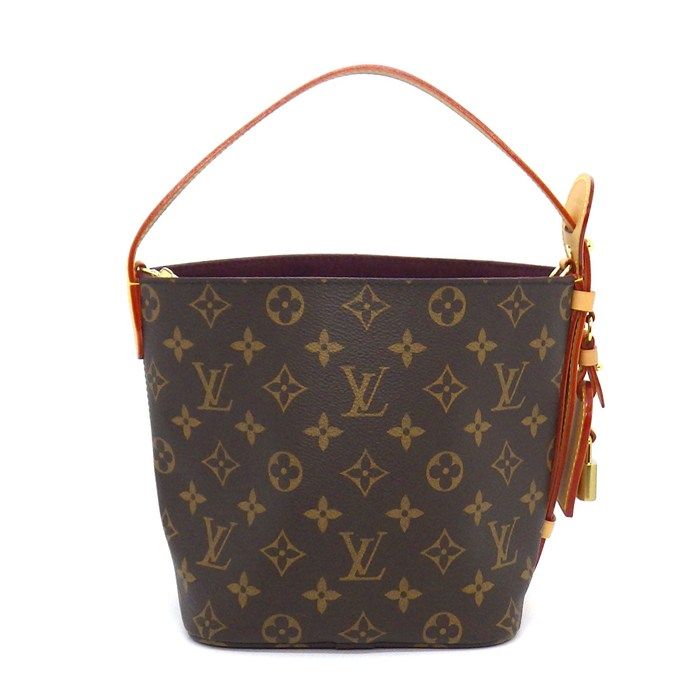 Louis Vuitton Shoulder Bag All in BB Monogram Canvas Leather Gold