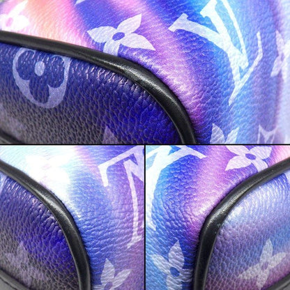 Louis Vuitton Shoulder Bag Keepall XS Multicolor Monogram Sunset Black Leather
