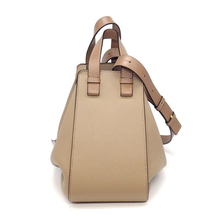 Loewe Shoulder Bag Hammock Small Sand Soft Grain Calf Gold