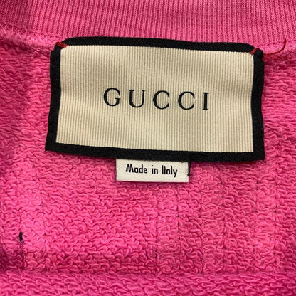 Gucci Trainer Sweatshirt Maison de L'amour Back Logo Swarovski Decorative Print