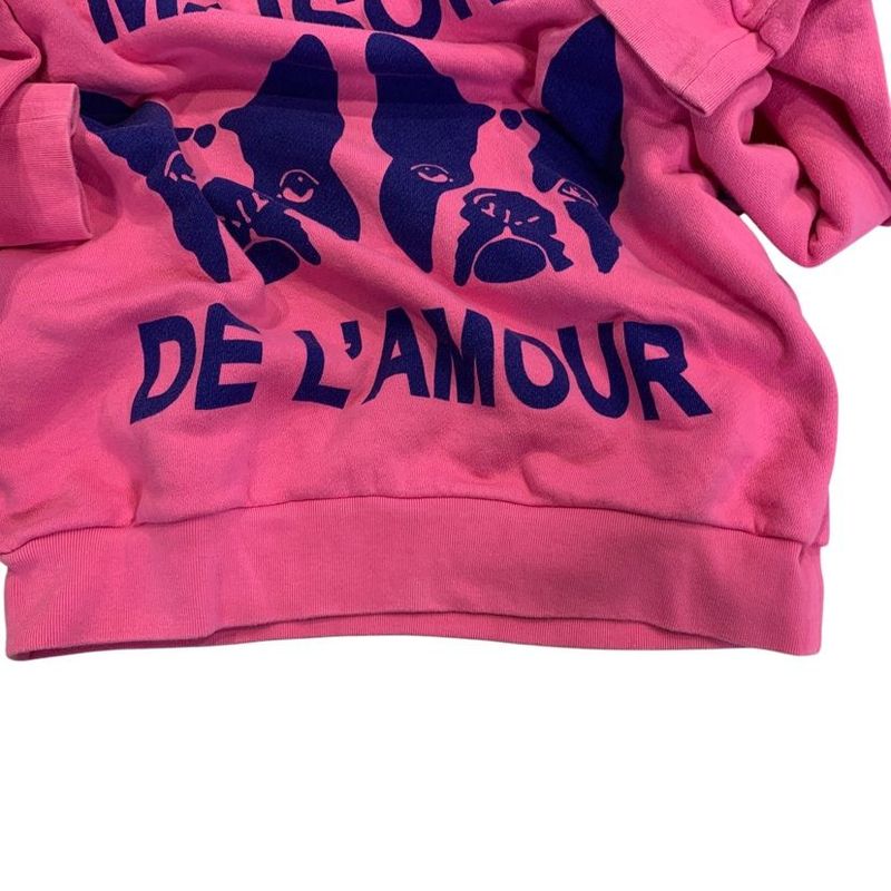 Gucci Trainer Sweatshirt Maison de L'amour Back Logo Swarovski Decorative Print
