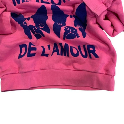 Gucci Trainer Sweatshirt Maison de L'amour Back Logo Swarovski Decorative Print