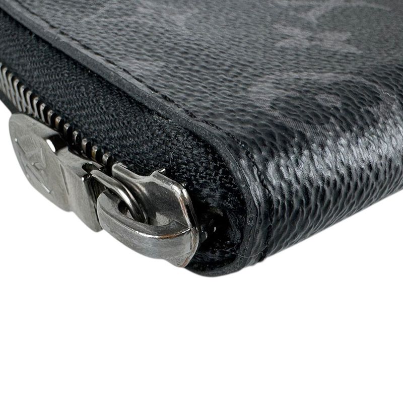 Louis Vuitton Zip Around Wallet Monogram Eclipse Zippy Vertical