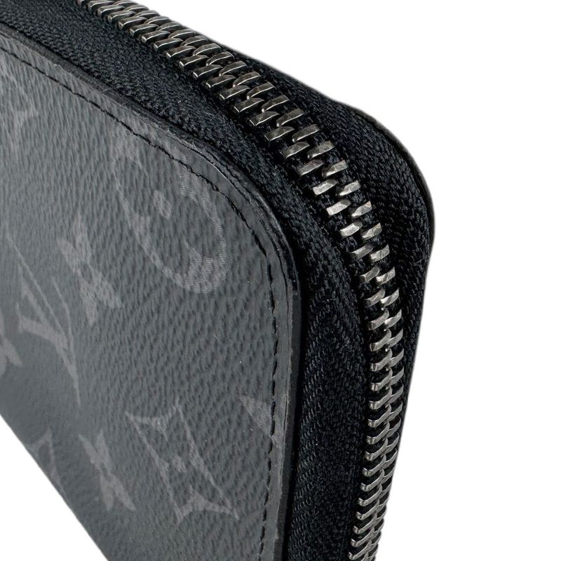 Louis Vuitton Zip Around Wallet Monogram Eclipse Zippy Vertical