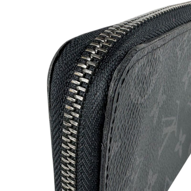 Louis Vuitton Zip Around Wallet Monogram Eclipse Zippy Vertical
