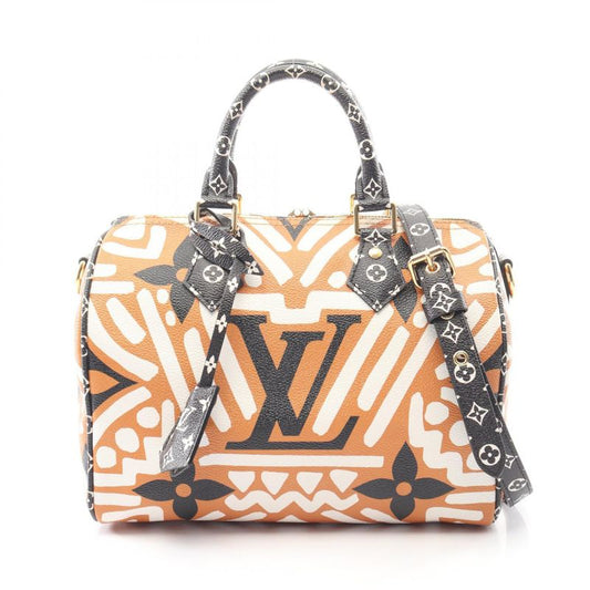 Louis Vuitton Handbag Speedy Bandouliere 25 LV Crafty Cles Me Caramel Canvas