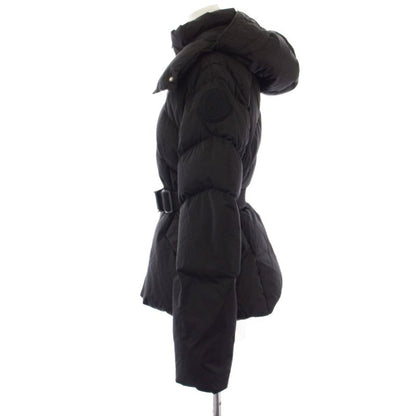 Moncler Aloes Giubbotto Down Jacket Outer Hood with Belt 0 Black YT