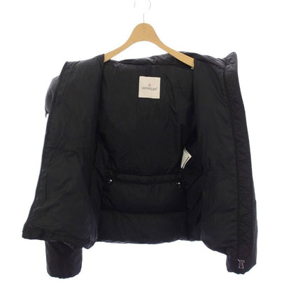 Moncler Aloes Giubbotto Down Jacket Outer Hood with Belt 0 Black YT