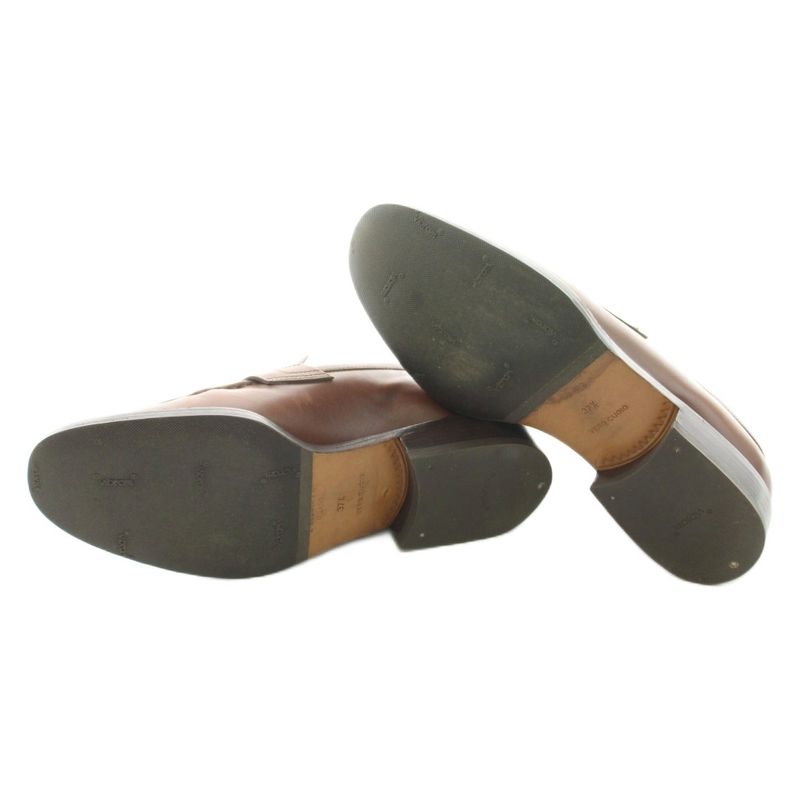 Prada Loafer Leather 37.5 Brown KU