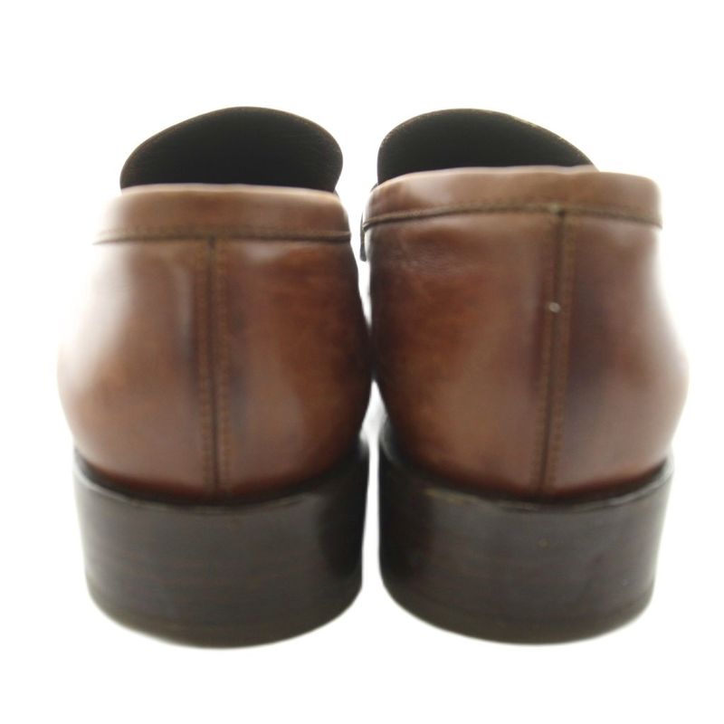 Prada Loafer Leather 37.5 Brown KU