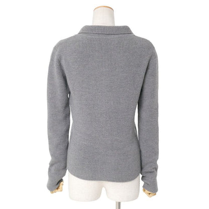 Dior Knit 42 Mink Decoration Cardigan