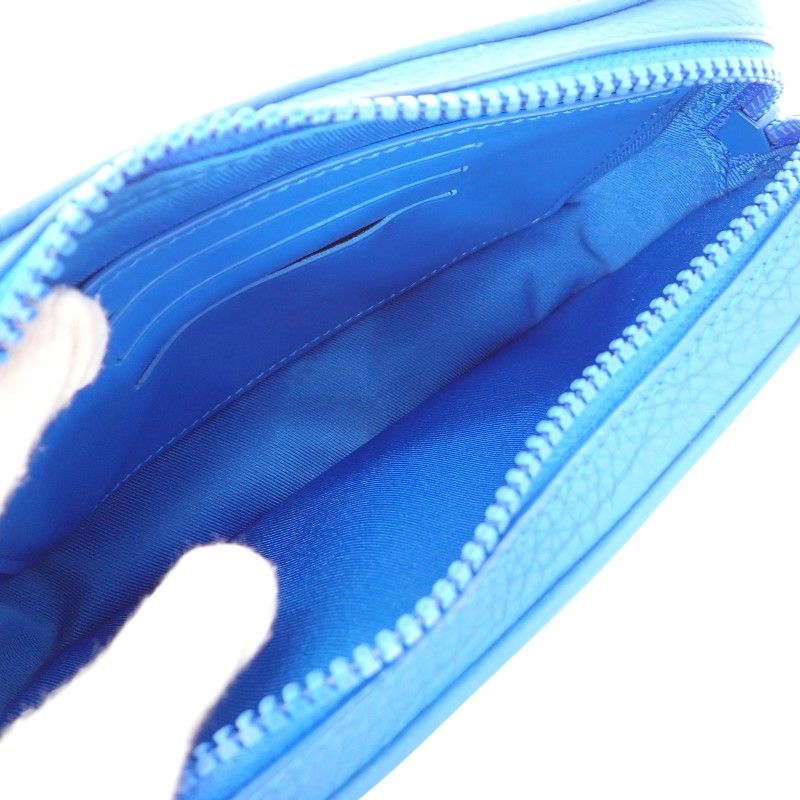 Louis Vuitton Pochette Volga Clutch Taurillon Leather Blue