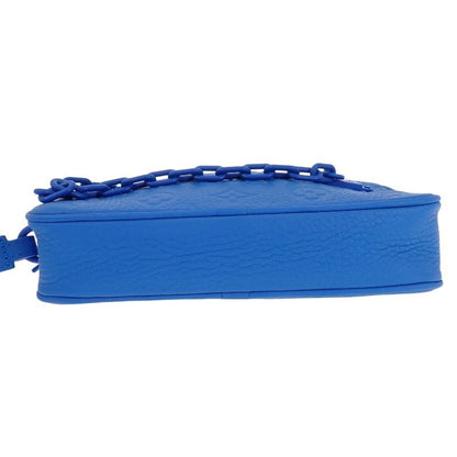 Louis Vuitton Pochette Volga Clutch Taurillon Leather Blue