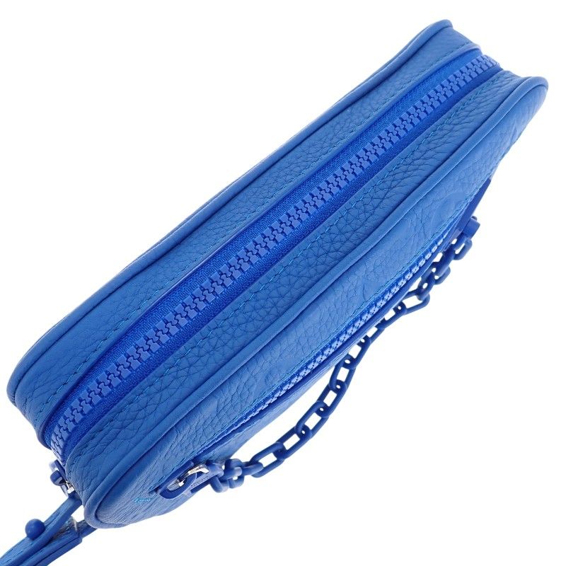 Louis Vuitton Pochette Volga Clutch Taurillon Leather Blue