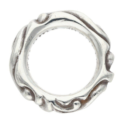 Chrome Hearts Scrl Band Scroll Silver Ring