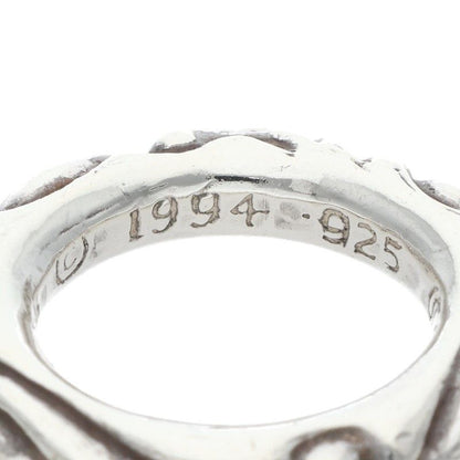 Chrome Hearts Scrl Band Scroll Silver Ring