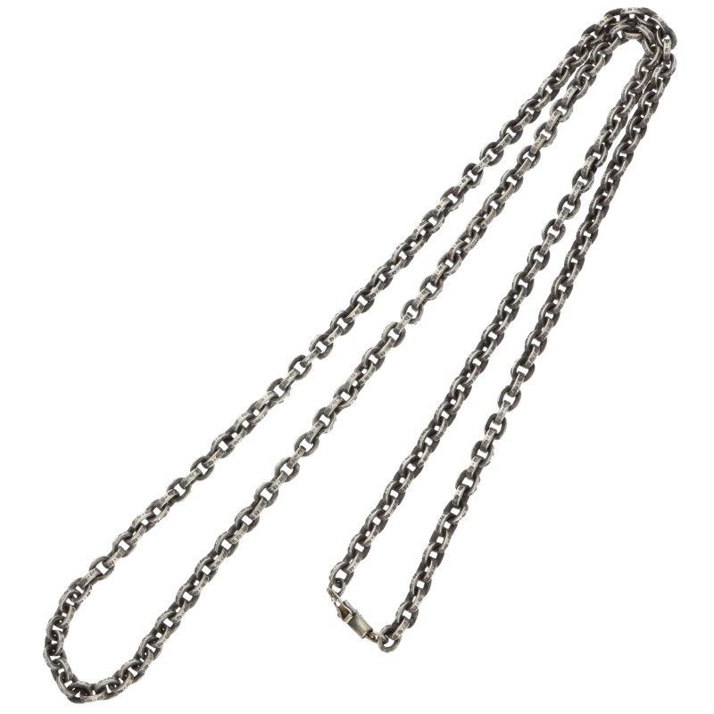 Chrome Hearts Paper Chain 30 Silver Necklace