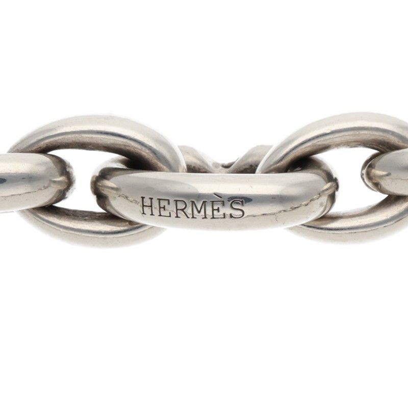 Hermes Acrobat MM Silver Necklace