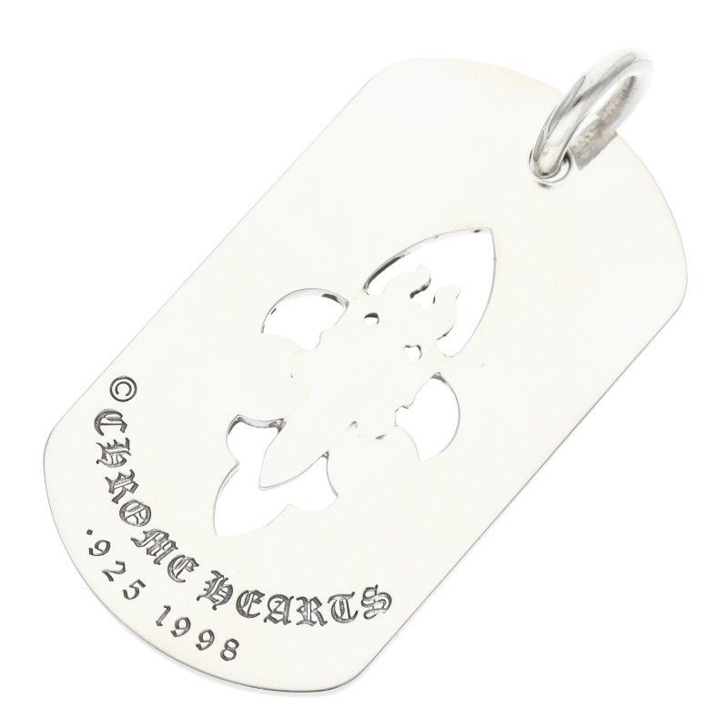 Chrome Hearts D Tag Lrg Fle Dag Fudaga Dog Tag Large Necklace Top