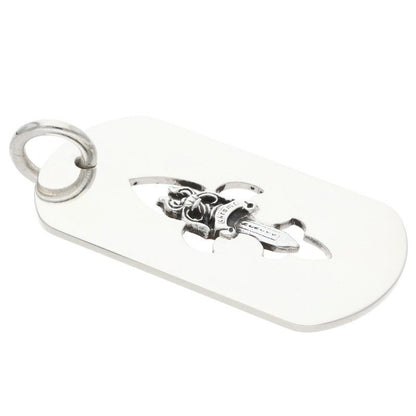 Chrome Hearts D Tag Lrg Fle Dag Fudaga Dog Tag Large Necklace Top