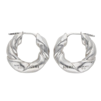 Loewe Napa Twist Silver Earrings