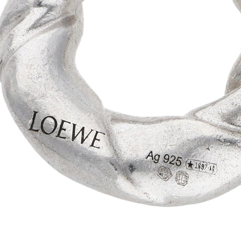 Loewe Napa Twist Silver Earrings
