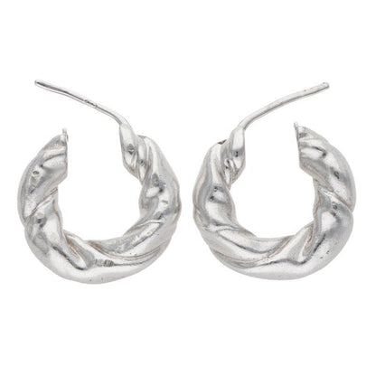 Loewe Napa Twist Silver Earrings