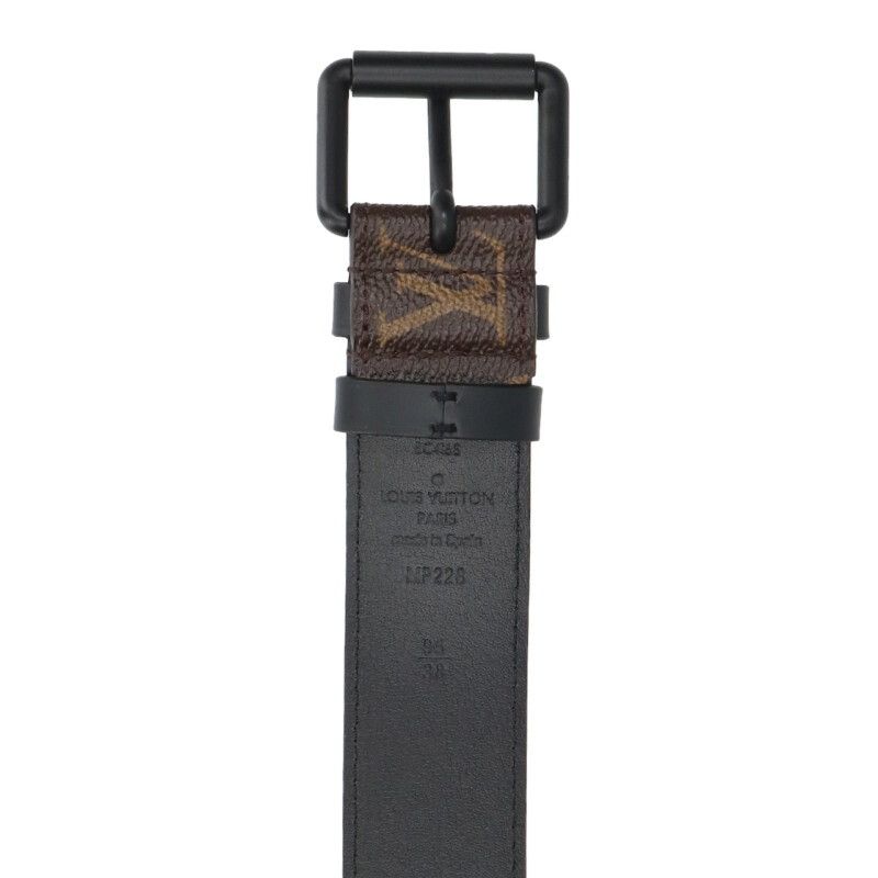 Louis Vuitton Ceinture Signature Monogram Leather Chain Decoration Belt 95