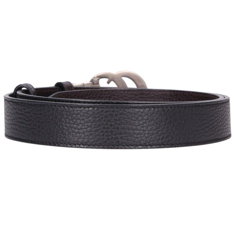 Gucci Gglogo Buckle Reversible Leather Belt 90