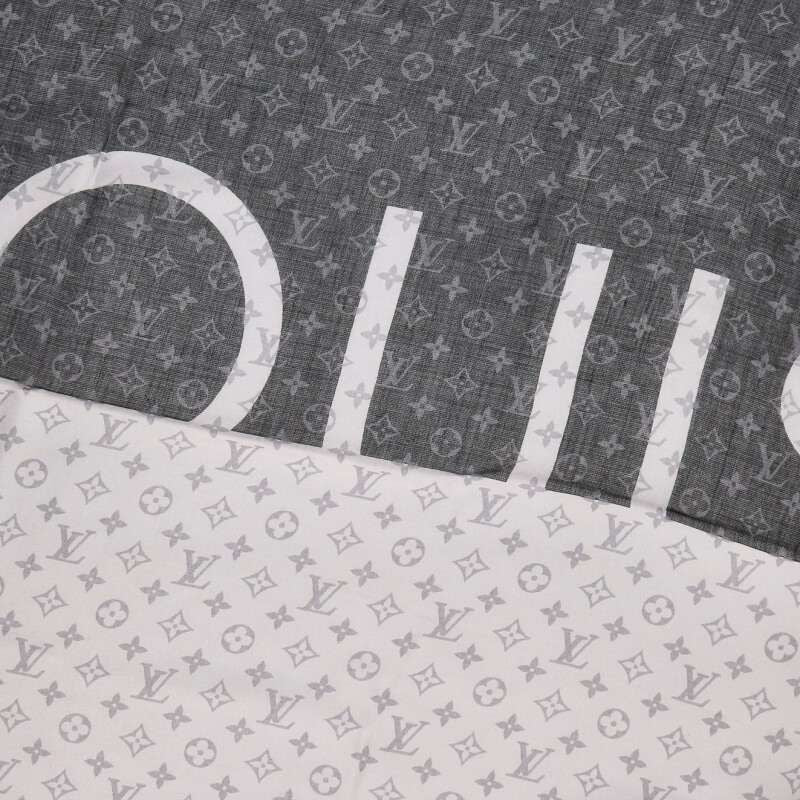 Louis Vuitton Monogram Cashmere Silk Large Shawl Scarf
