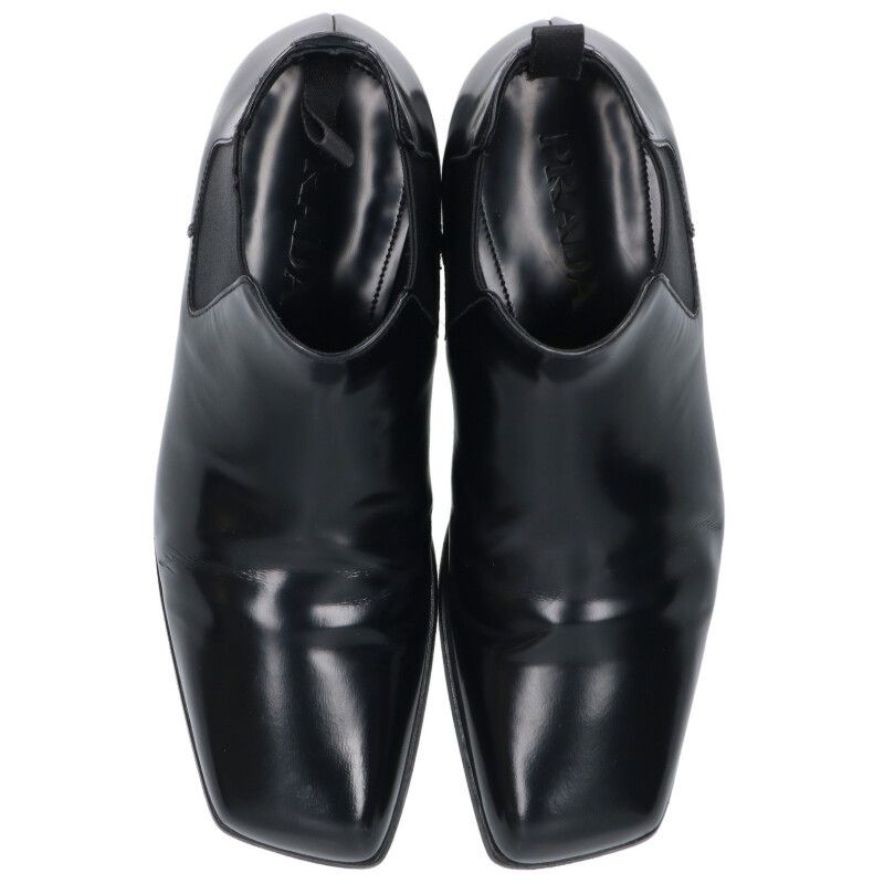 Prada Side Gore Square Toe Boots 5