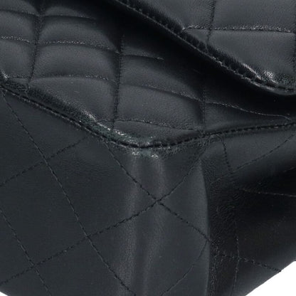 Chanel Quilted 25 Lambskin Double Flap Chain Shoulder Bag 25