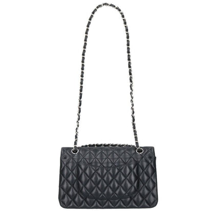 Chanel Quilted 25 Lambskin Double Flap Chain Shoulder Bag 25