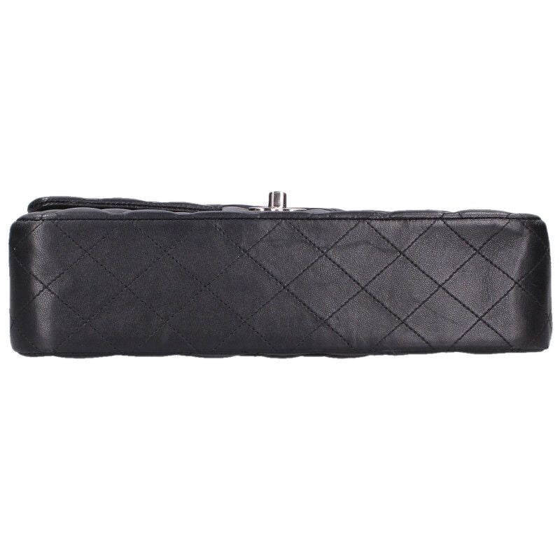 Chanel Quilted 25 Lambskin Double Flap Chain Shoulder Bag 25
