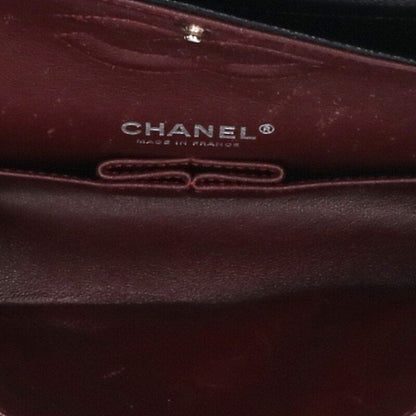 Chanel Quilted 25 Caviar Leather Double Flap Chain Shoulder Bag 25