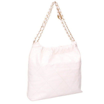 Chanel 22 Shiny Calf Chain Shoulder Bag
