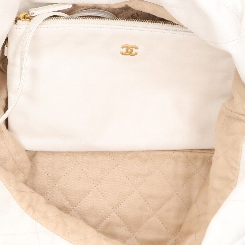 Chanel 22 Shiny Calf Chain Shoulder Bag
