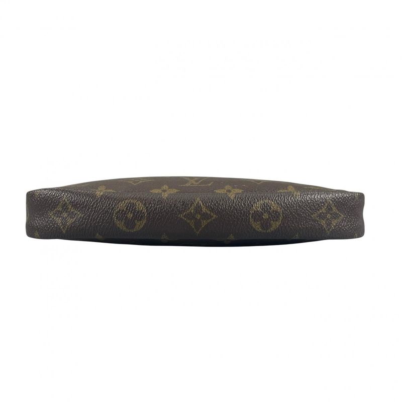 Louis Vuitton Monogram Pochette Accessoires Handbag Brown