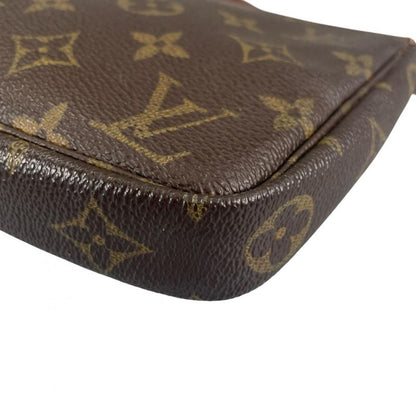 Louis Vuitton Monogram Pochette Accessoires Handbag Brown