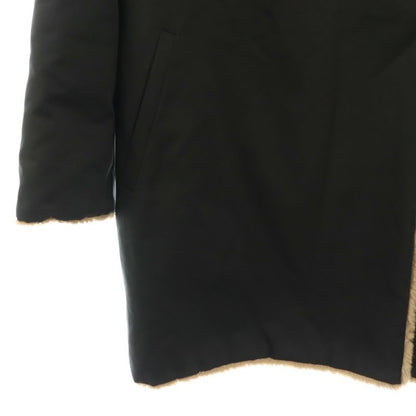 Max Mara Studio Reversible Coat Mid Length 38 Beige Black