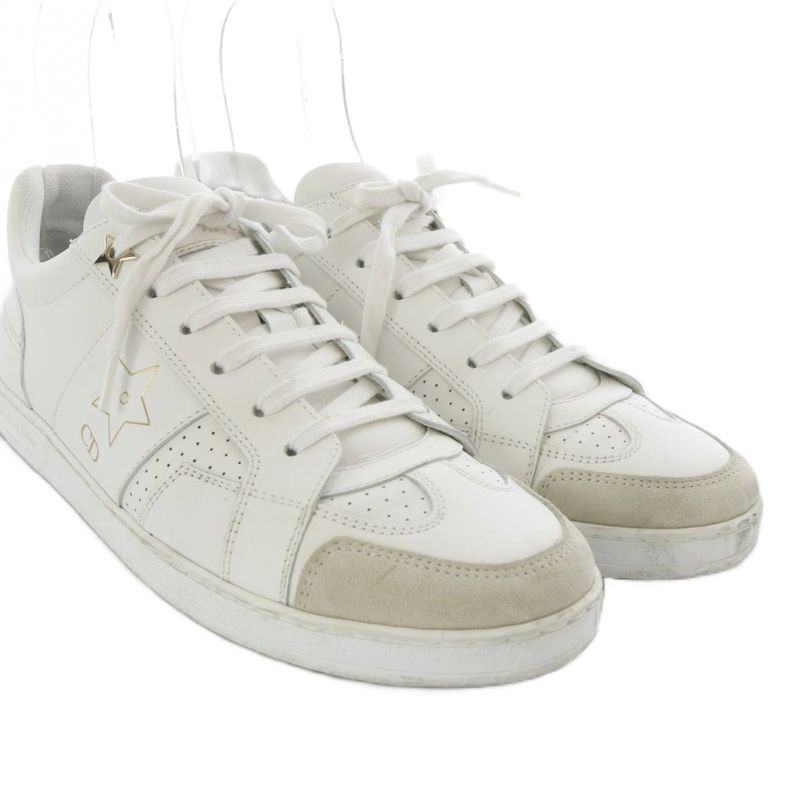Dior Star Sneakers Low Cut Leather 38 White
