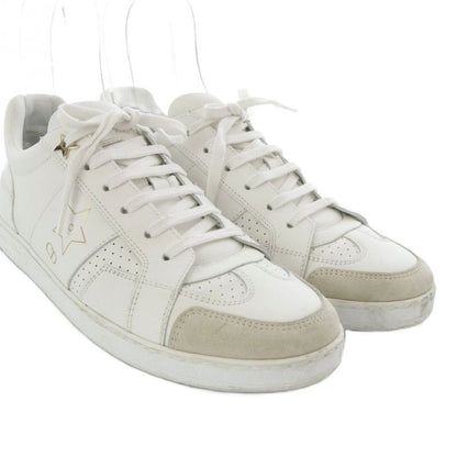 Dior Star Sneakers Low Cut Leather 38 White