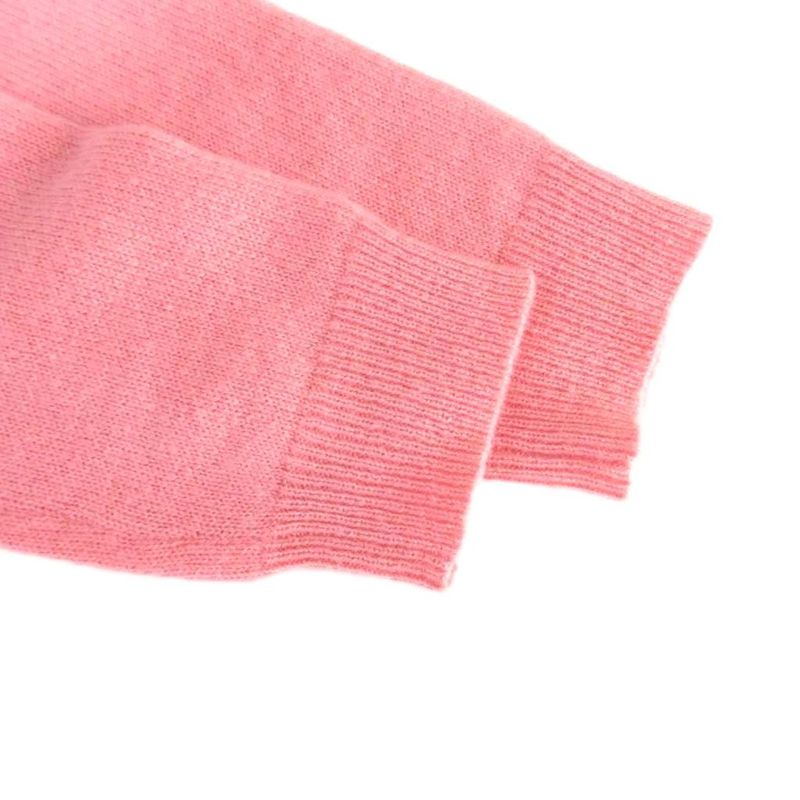 Miu Miu Miu Cashmere Knit Cardigan Bolero Bijoux Long Sleeve 36 Pink