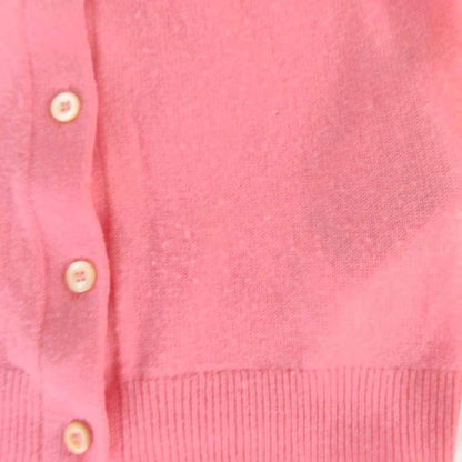 Miu Miu Miu Cashmere Knit Cardigan Bolero Bijoux Long Sleeve 36 Pink