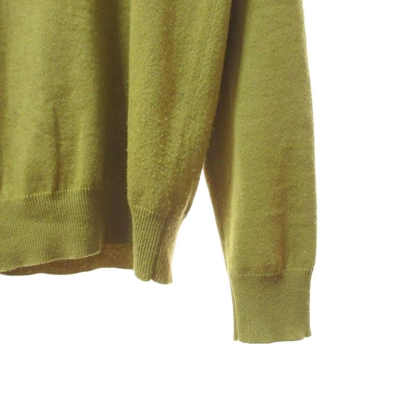 Hermes Cashmere Wool Turtleneck Knit Gradient Sweater XS Yellow Gray