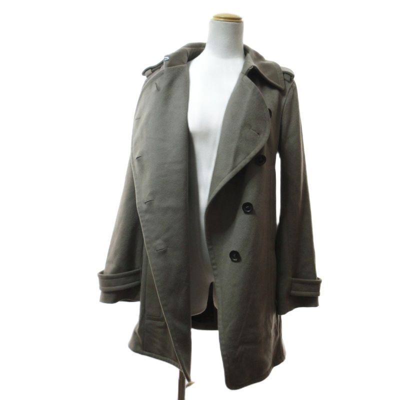 Celine Wool Asymmetric Trench Coat Belt