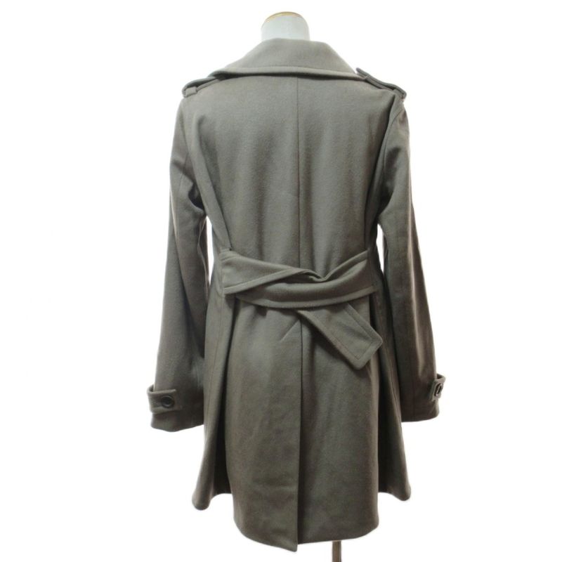 Celine Wool Asymmetric Trench Coat Belt