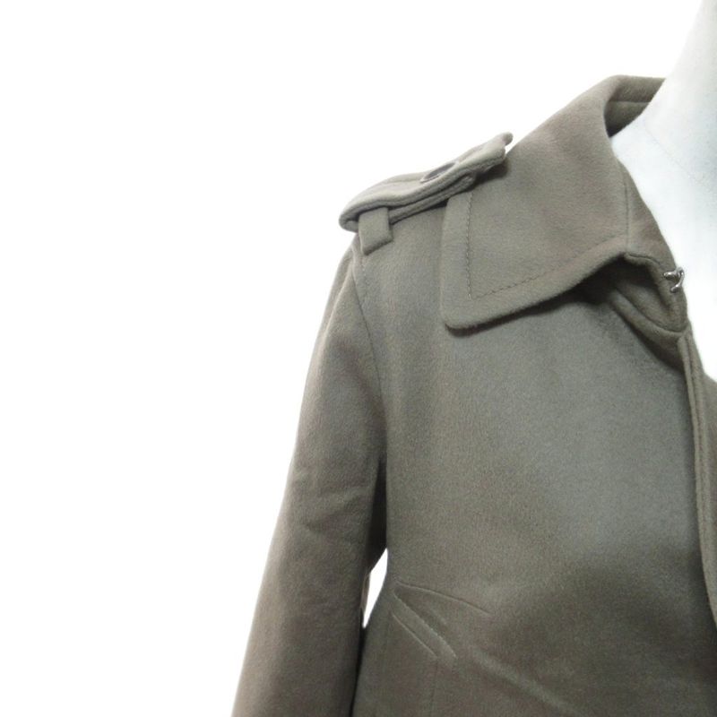 Celine Wool Asymmetric Trench Coat Belt