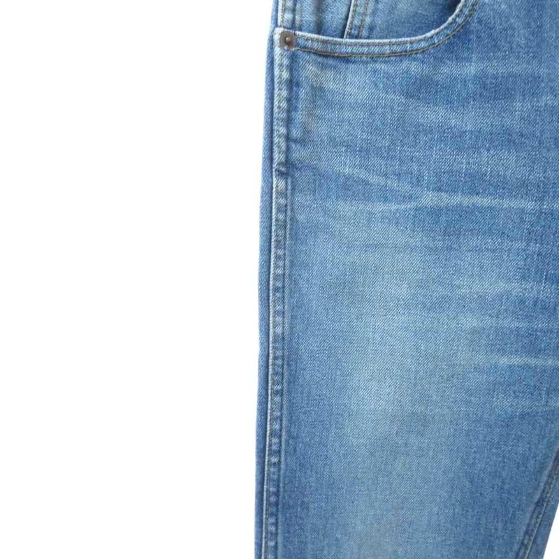 Celine Hedi Slimane Era Skinny Denim Jeans Tapered Pants Indigo Blue